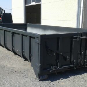 Benne TP ampliroll 10m3 long 5m50 avec 2 trappes